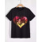  Tricou Bob Marley în inimă. Photo 1